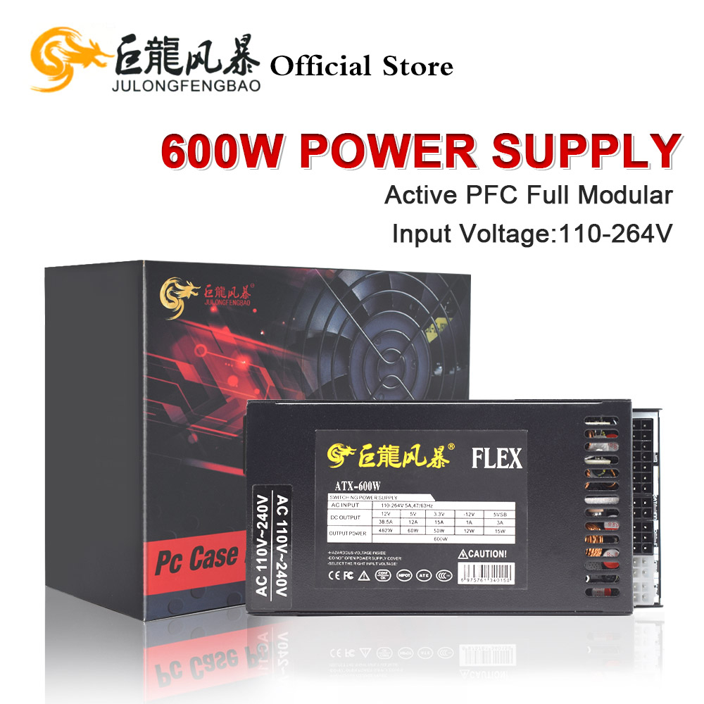 Flex Atx Power Supply 600W 1U - 600W Completamente Modulare 1U Flex ATX
