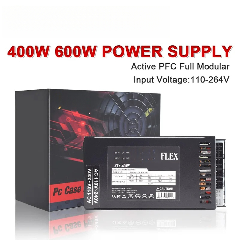 Flex Atx Power Supply 600W 1U - CHJJULONGFENGBAO ATX 400W 600W Completamente modulare