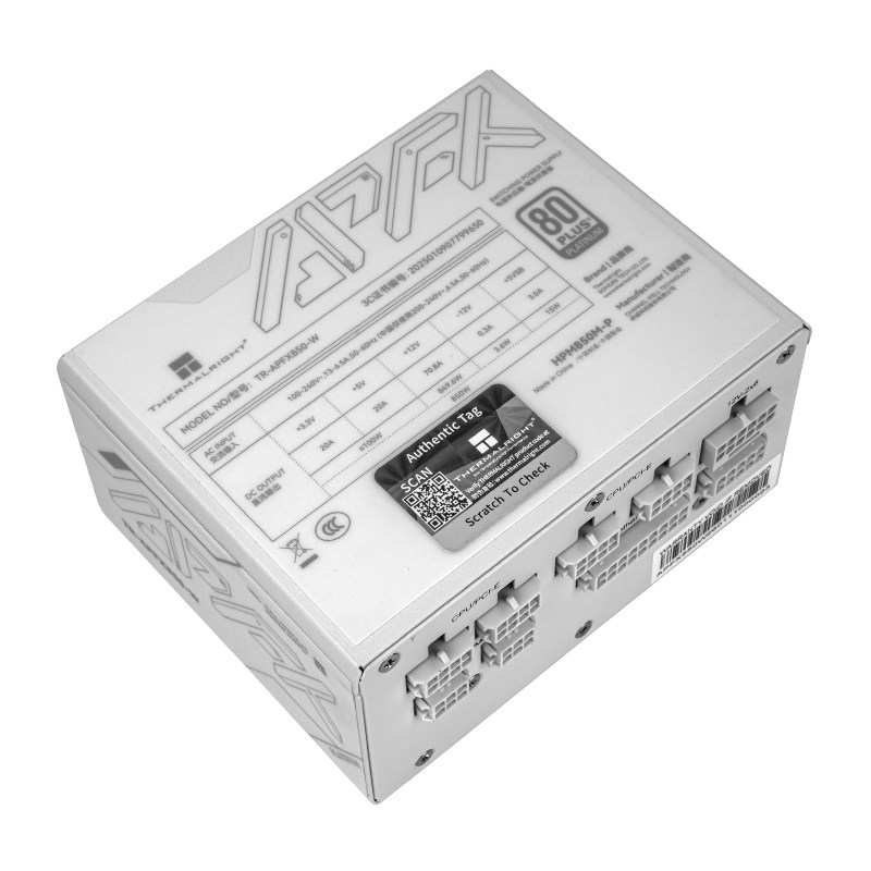 Alimentatore per case PC Therm - 1000W White Modular Power Supply recensione e prezzo